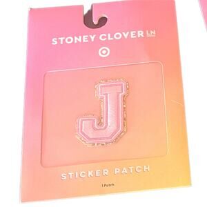 Stoney Clover Lane x Target Pink Sequin Letter J Sticker Patch